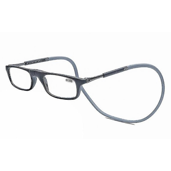 Läsglasögon av hög kvalitet Tr magnetisk absorption Hängande hals Funky Readers Glasögon.3,00 Förstoring.set i tre set