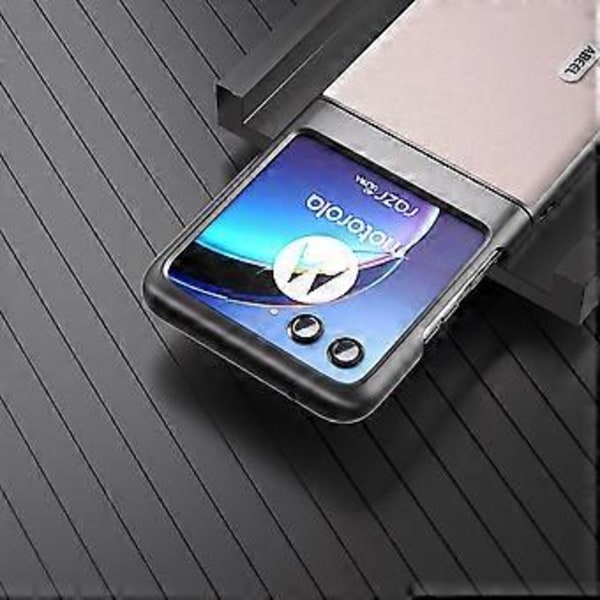 Glitter Sparkle Telefondeksel i PU-lær + PC Anti-Scratch Cover for Motorola Razr 40 Ultra 5G Style B