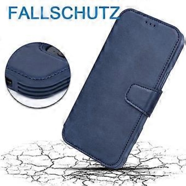 iPhone 13 Kotelo [Irrotettava magneettinen kotelo] [Langaton lataus] [Premium PU-nahka] [Korttipaikka] Puhelinkotelo Suojakotelo Lompakkokotelo Yhteensopiva iPhonelle