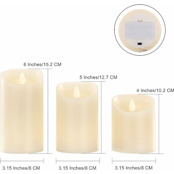 LED-lys, 3 stilarter