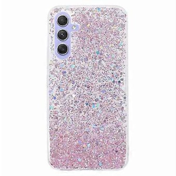 För Samsung Galaxy S23 FE TPU Skal Glitterigt Reptåligt Telefonskal Style A