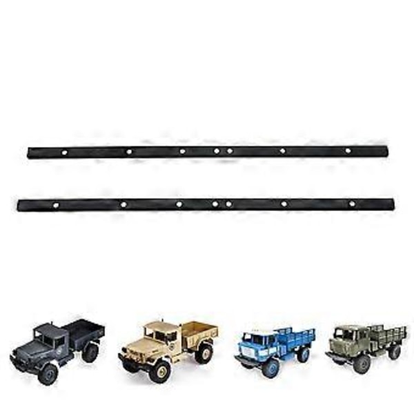2 stk. Metall Chassis Bjelke Drager Side Ramme Chassis for WPL B14 B24 1/16 RC Bil Oppgraderingsdeler Tilbehør