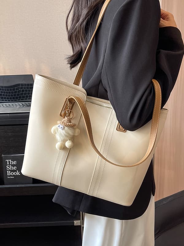 Håndtaske Dame Retro Striber Crossbody Tasker Elegant Syning Sho