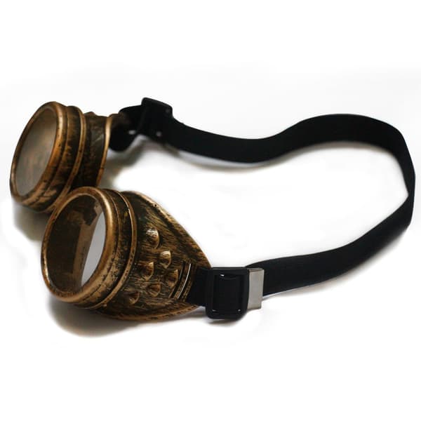 Bronse 1 STK Svarte Steampunk Solbriller