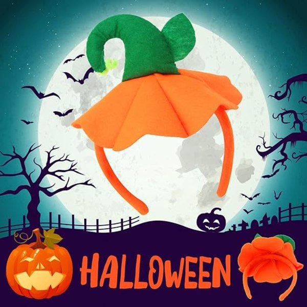 Halloween Gresskar Hodebånd Halloween Kostyme Gresskar Hodeplagg