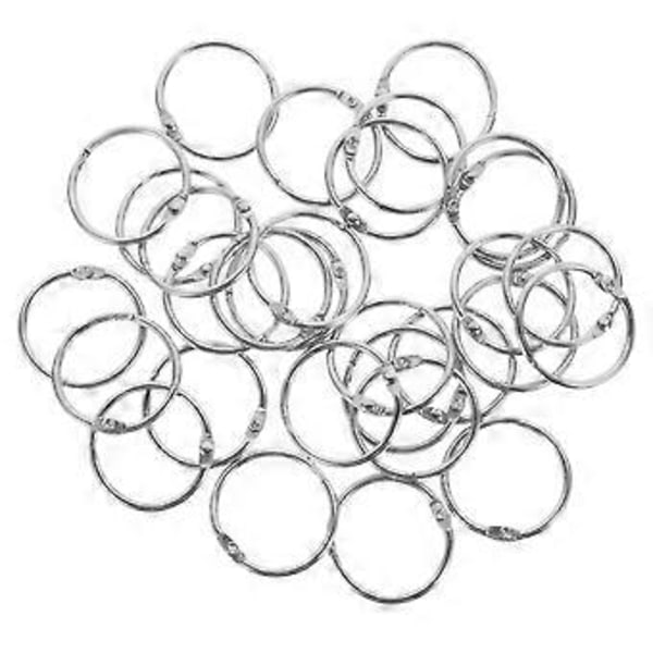 50 st Flashkort Ringar Spänne Ringar Spänne Gåvor Kort Lösblad Ringar Spänne för DIY