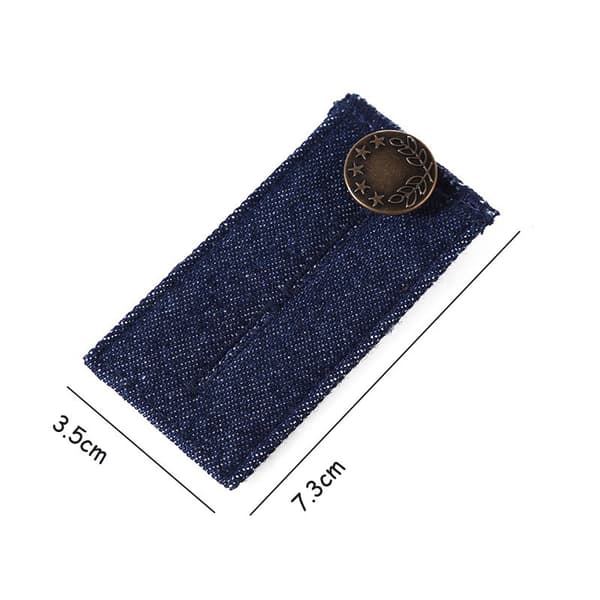 Livviddeforlenger | Knappforlenger for Bukser | Denim Materiale
