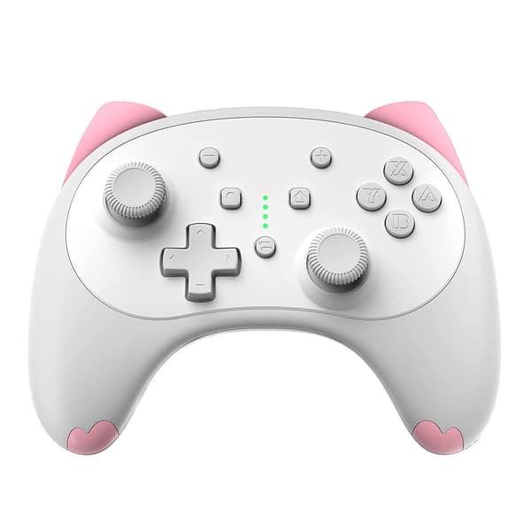 Katt-kontroller kompatibel med Nintendo Switch Søt Trådløs Pro