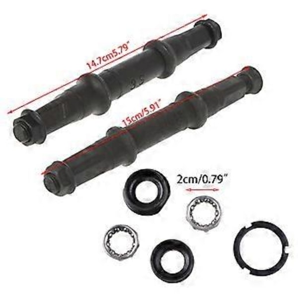 Cykelaxel Vevlager Fast Cykel Vev Fyrkantigt Hål Cykling Stål MTB 5S bottom bracket