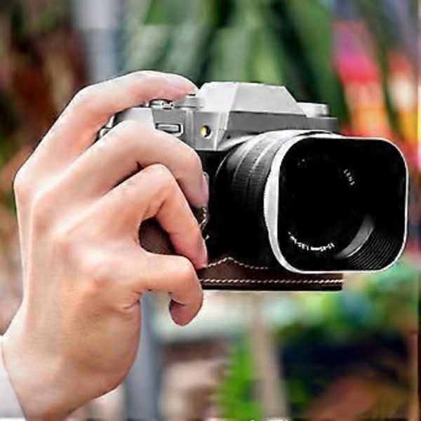 Linsskydd Huva Kollektion Aluminium Linsskydd Motljusskydd Blockerar Oönskat Ljus för Klarare Bilder 37mm black