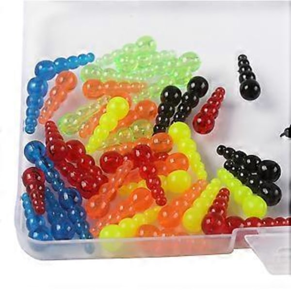 250 st Fiske Inline Spinner Rig Beten Tillverkningstillbehör Öring Fiske Pärlor Beten Utrustning Staplade Fiske Pärlor Set