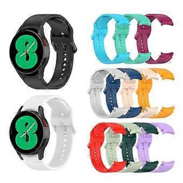 1 stk. erstatningsarmbånd i silikon til Samsung Galaxy Watch 4, klassisk