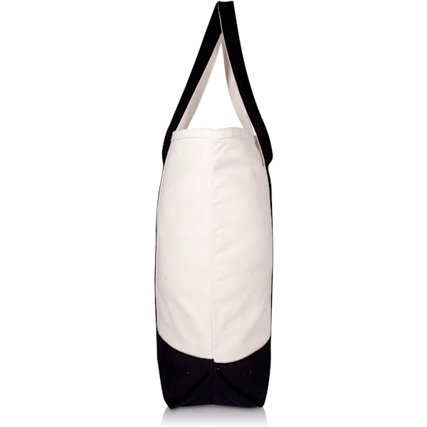 Solid Bomullslerret Tote Bag 45*35+9