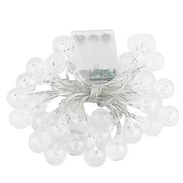 2 meter 20 LED pærer Krystal Kugle Lampe Lysstreng Fe Lys Party Dekoration