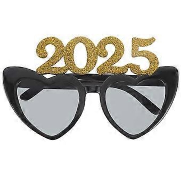 Uudenvuoden silmälasit 2025 Aurinkolasit Koristeelliset aurinkolasit Uudenvuoden juhlakoriste
