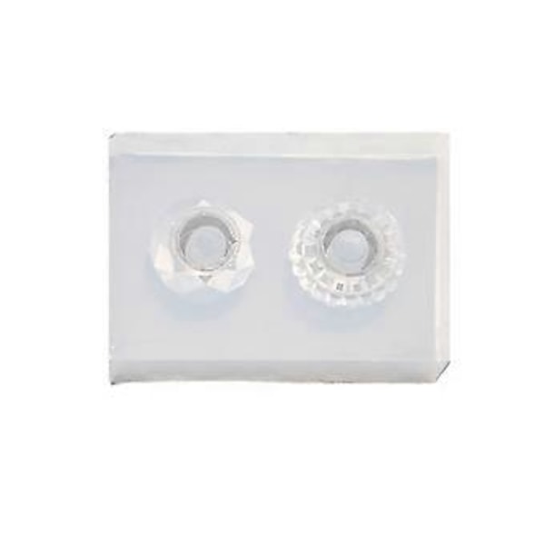 Silikoneform Stor Hul Perle Charm Armbånd Resin Smykker Håndværktøj 4