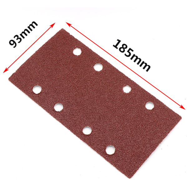 40 Slippapper 95 x 185 mm Varje, 10 x 60/80/120/240 Korn, Se