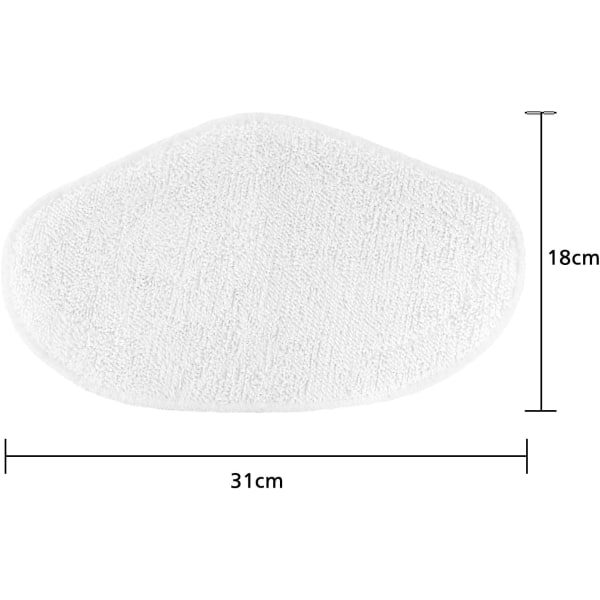 8-pak vaskbare erstatningsmopper for børste til SV440, SV450, Smar