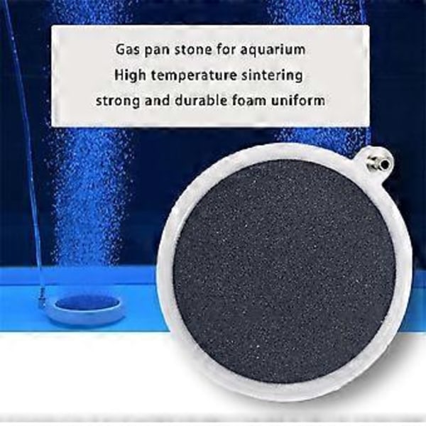 Luftbubbelsten Akvarier Syresättare Dammpumpar Luftsten Hydroponisk Syreplatta för Effektiv Syrefördelning 10cm 10cm