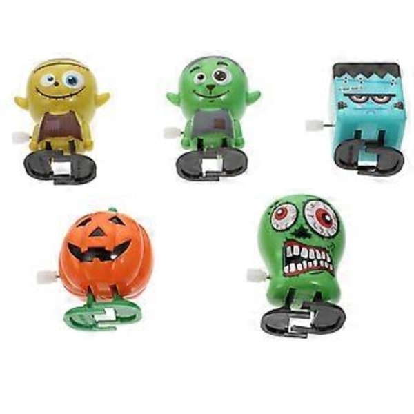 5 st Uppdragbara Leksaker Tecknade Halloween Gående Leksaker för Barn