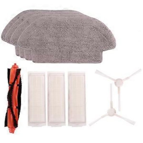 for Xiaomi Mi Robot Støvsuger Mop Pro P Rengjøringsrobot, Modell: STYTJ02YM, Hovedsidebørste + Hepa Filter