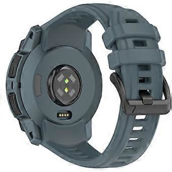 Til Garmin Instinct 3 45mm Urrem 22mm Silikone Udskiftningsrem Twilight Blue