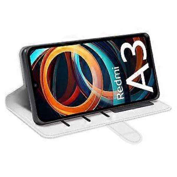 Til Xiaomi Redmi A3 4G/Poco C61 4G Etui Læder Wallet Folio Telefon Cover Style C