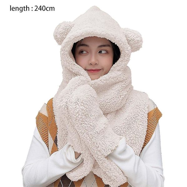 Flickor Vinter Varm Tecknad Plyschmössa För Flickor.. 4
