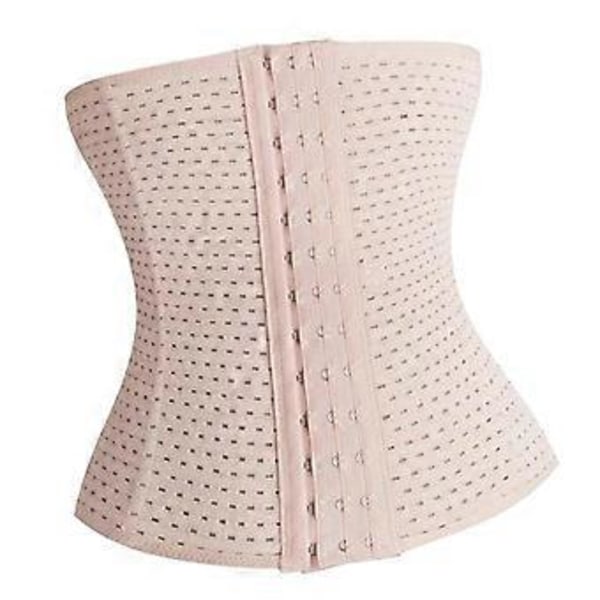 Åndbar talje-abdominal korset bælte Body Shaper Trainer XS (Hudfarve XS) Skin Color XS