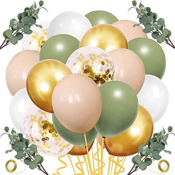60 ST Svarta ballonger, nyårsballonger, ballongdekoration för