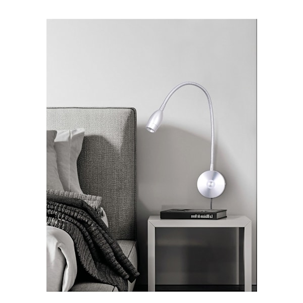 LED Veggmontert Sengelampe - Vegglampe Med USB-Port Og