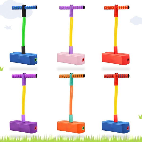 Skum Pogo Stick for Gutter og Jenter - Fem Ganger Strekk, Sikker og Morsom