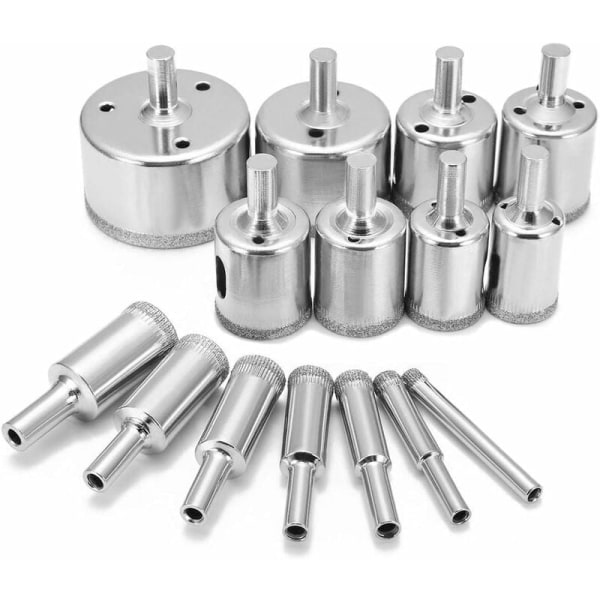 15 stk. Diamantbor Bits Hulsave Hulsave Diamant Hulsave til