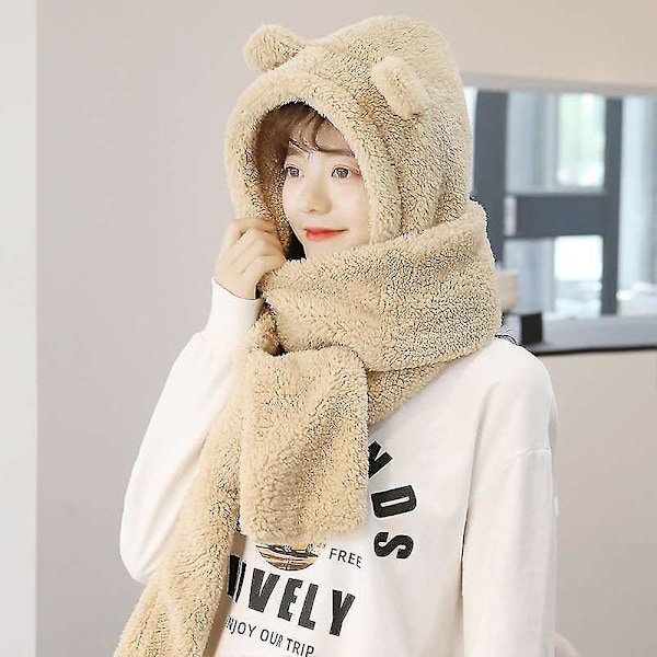 Jenter Vinter Varm Tegneserie Plysj Lue For Jenter.. 4