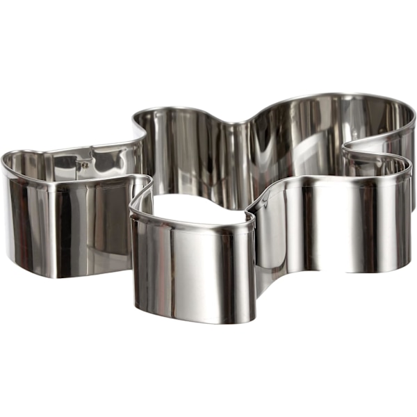 6,3*5*1,7 cm, 1 stk pepperkakeform i aluminium