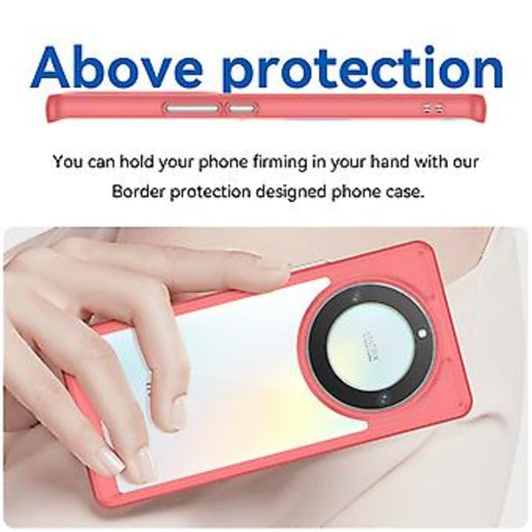 Akryyli + TPU Puhelinkotelo Honor Magic5 Lite -puhelimelle Red