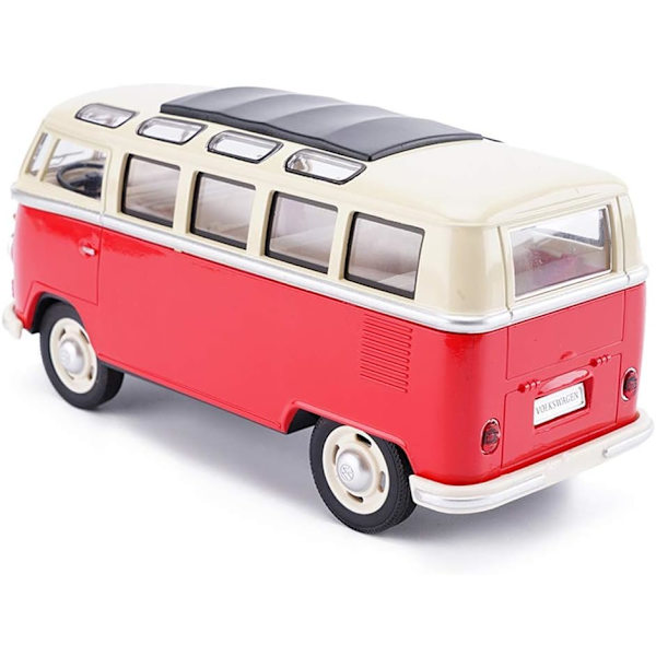Miniatyyrikouluauto, leluauto, jossa valot, äänet ja ovi