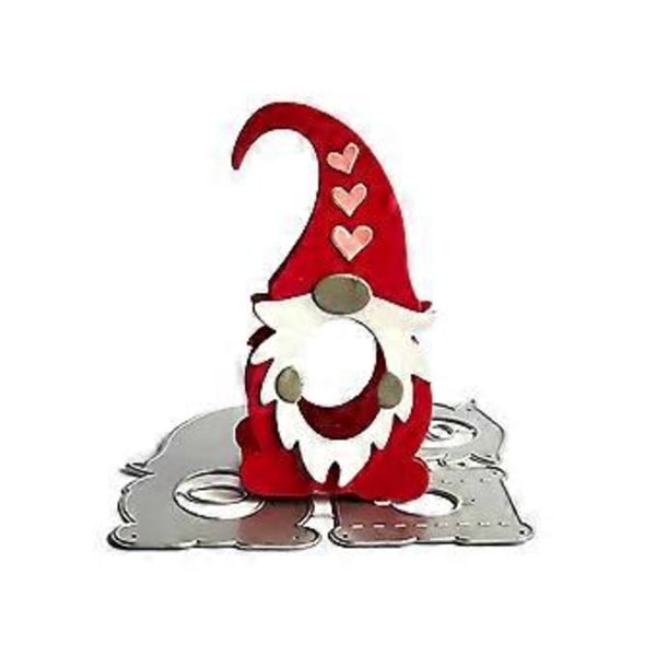 Gnome Metall Skärande Dies Stenciler för DIY Scrapbooking Dekorativ Prägling Papperskort Fotoalbum Mall Klipp MH579