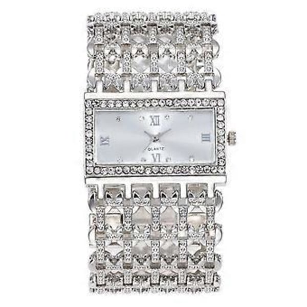 Fashion Vattentätt Armbandsur för Kvinnor Damer Silver Guld Lyxig Gåva
