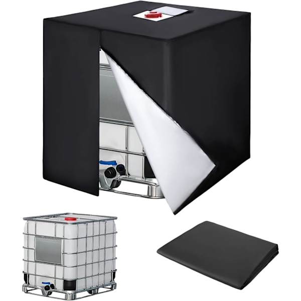 Täck för 1000L IBC-tank, 420D Vattentankslock, Anti-UV Tank Skydd
