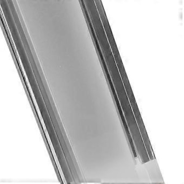 110-240V Harmaa alumiiniakryyli yksipäinen ulkokäyttöön tarkoitettu LED-valo vedenpitävä seinävalaisin (lämmin valkoinen 3W)
