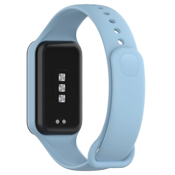 Uusi silikonihihna, yhteensopiva Xiaomi Redmi Smart Band 2:n kanssa, yhteensopiva ranneke, yhteensopiva Redmi Band. Valkoinen.