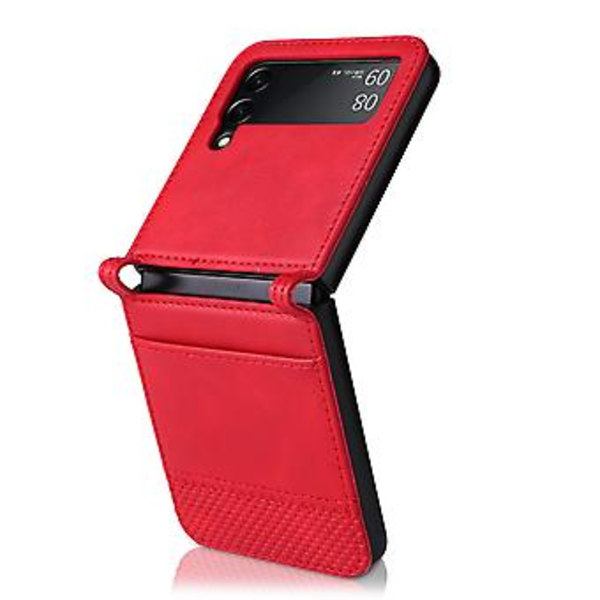 Retro Textur Läderfodral För Samsung Galaxy Z Flip3 5G