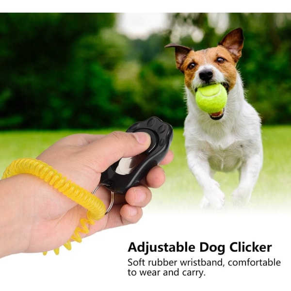 Justerbar Training Clicker 3 Gears Bälte Formed Dog Training Clic