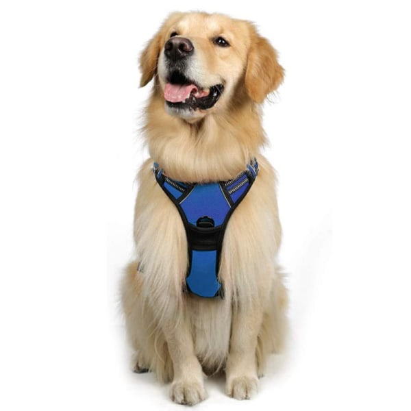 Blue, Anti-Pull S-Dog Harness, Arnet Easy Fit Dog Harness Adjust