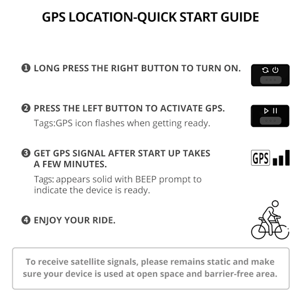 GPS cykelcomputer, 40 timers batterilevetid, 2,2-tommers skærmunderstøttelse, racercykel, mountainbike speedometer, kilometertæller