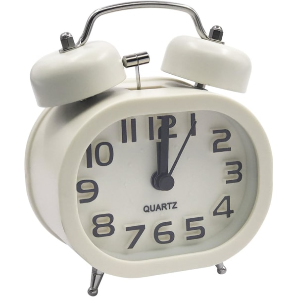 Retro Silent Quartz Väckarklocka, Morgon Alarm Clock Travel Bedsi