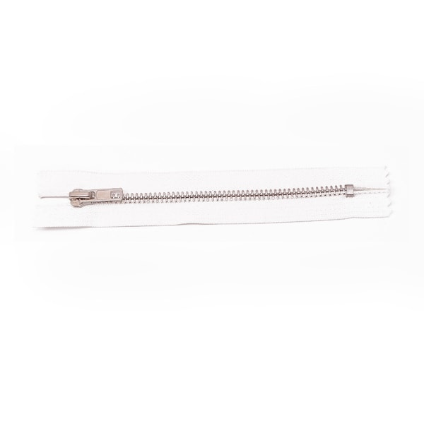 10 stk (30 cm, Hvid) Nylon Lynlåse til Syning, Lynlås i Bulk