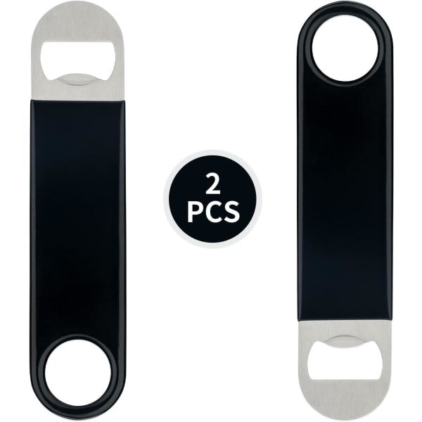 2PCS Flaskeåpnere Flaskeåpnere, Rustfritt Stål Flaskeåpner