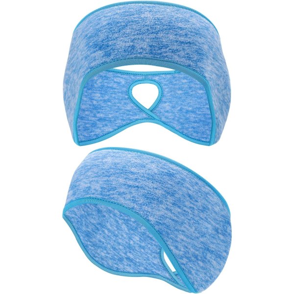 Blå - Mjukt fleeceisolerat pannband, isolerade hörselkåpor för mig